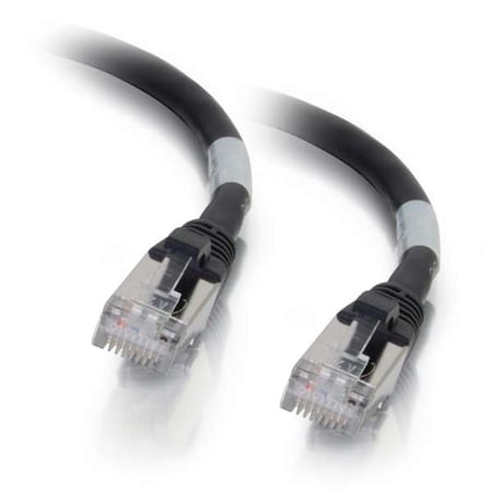 Fasttrack 6 in. Cat6a Snagless Shielded-STP Ethernet Network Patch Cable - Black FA257322
